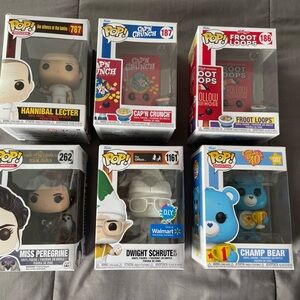 Lot of 6 new random Funko Pops